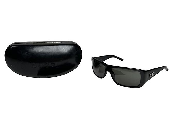 Gucci schwarze Kunststoffsonnenbrille