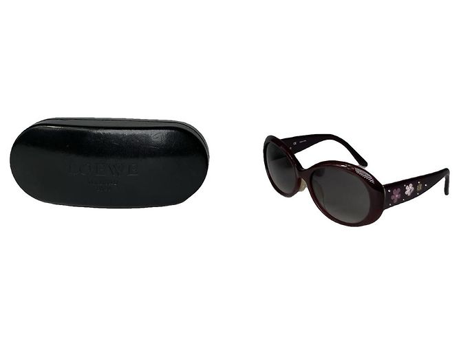 Loewe Purple Plastic Sunglasses