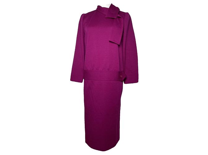 Trench coat de lã roxa Givenchy Roxo