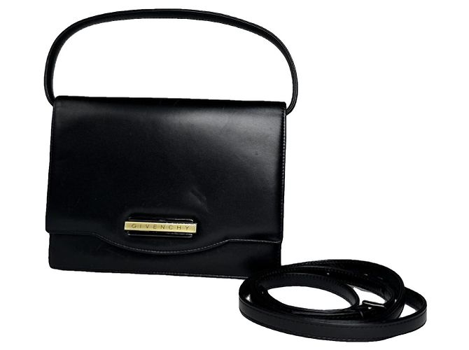 Givenchy Whip schwarze Lederhandtasche