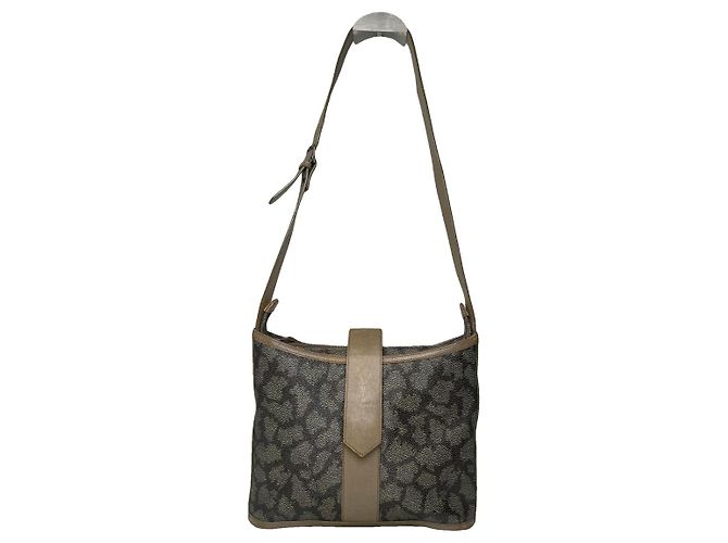 Graue Lederhandtasche von Yves Saint Laurent 