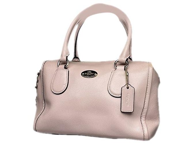 Bolsa de couro rosa Coach Selena Grace