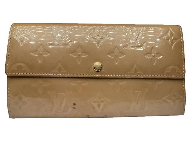 Louis Vuitton Alexandra Brown Leather Wallet