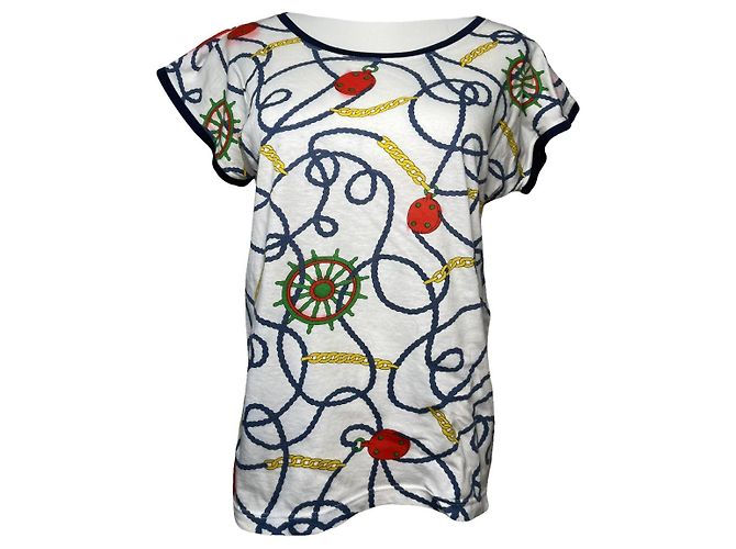 Céline Celine Multicolour Cotton Top Multiple colors