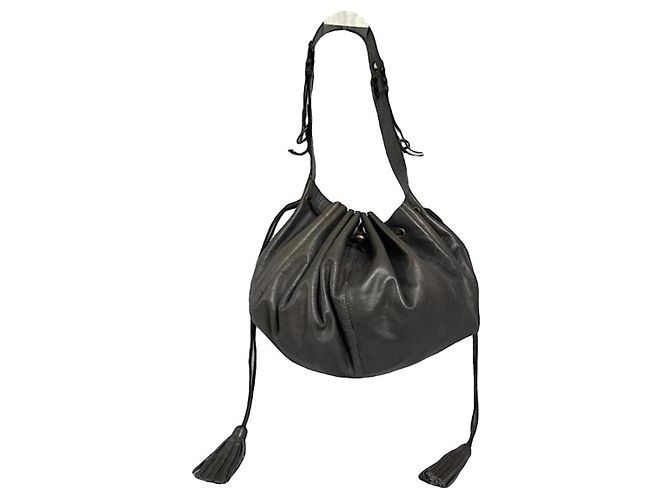 Givenchy Nightingale schwarze Lederhandtasche
