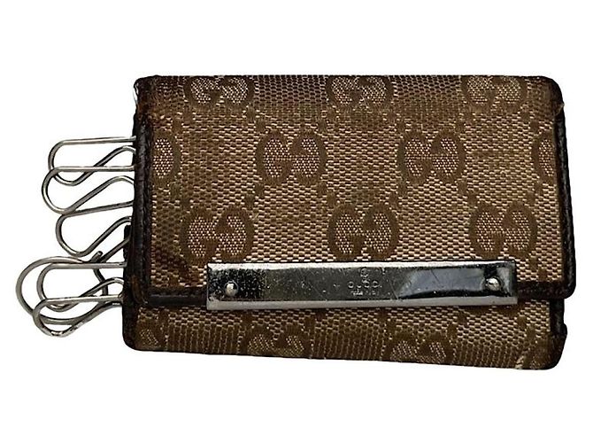 Gucci GG Blooms Beiger Lederhandtasche