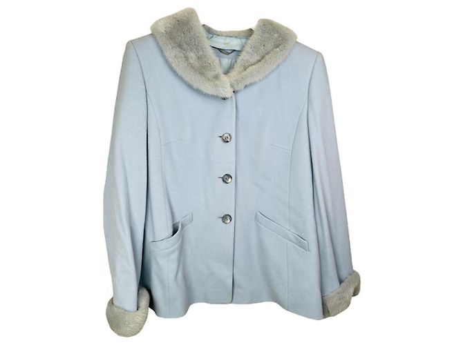 Givenchy Turquoise Wool Coat