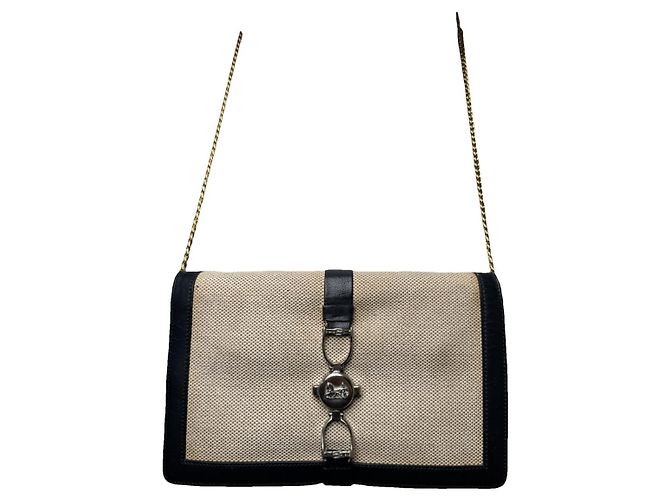 Céline Sac à main en cuir multicolore Celine Triomphe chain