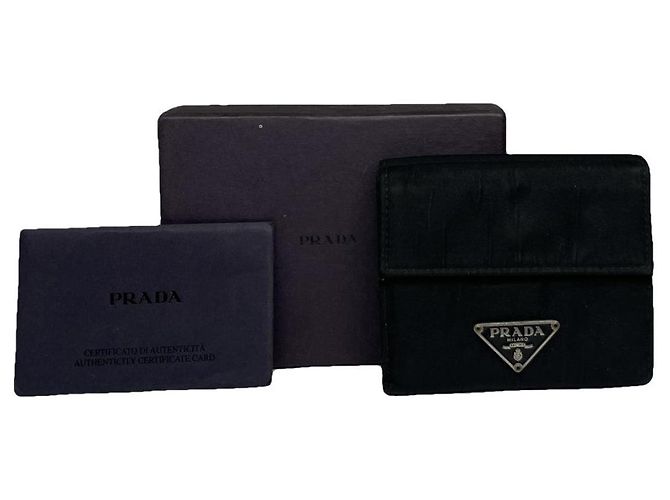 Schwarze Polyester-Handtasche von Prada