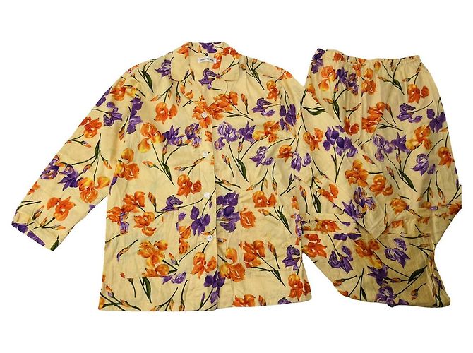 Yves Saint Laurent Mehrfarbige Baumwollstrickwaren