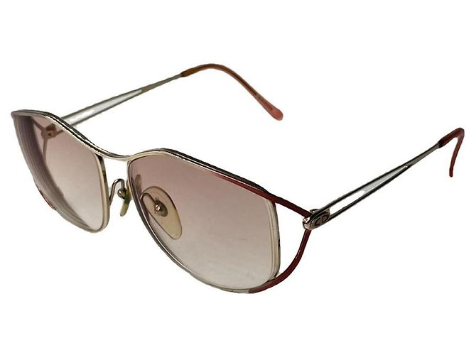 Óculos de sol metálicos rosa Dior