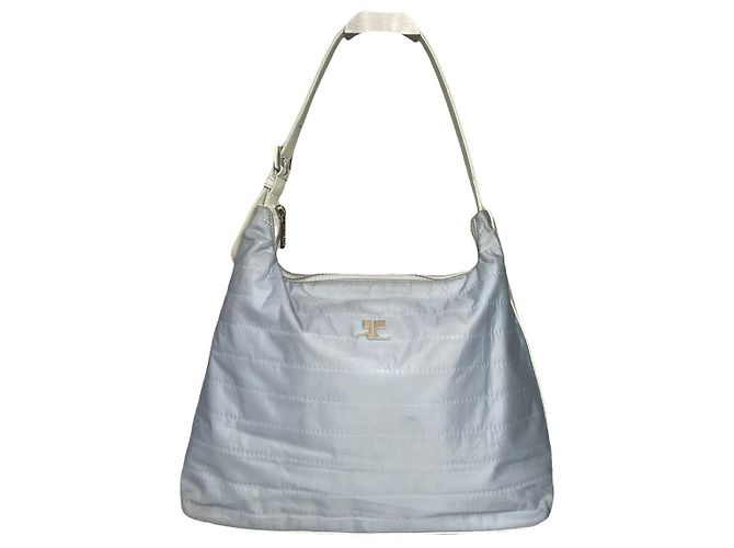 Courreges Borsa in cotone blu Courrèges 