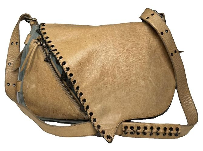 Autre Marque Nicht signiert / Handtasche aus blauer Jeans