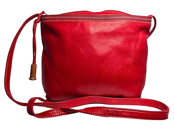 Loewe Flamenco rote Lederhandtasche