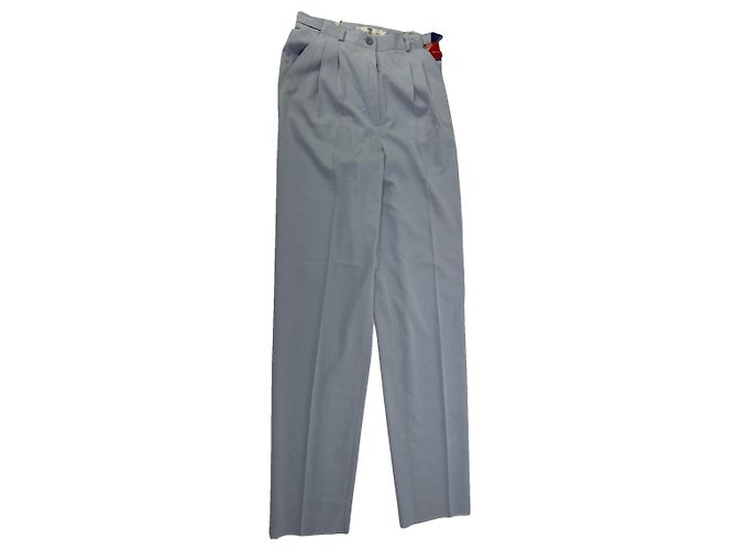 Balenciaga blaue Polyesterhose