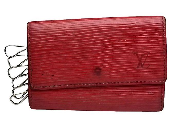 Louis Vuitton Lockme rote Lederhandtasche
