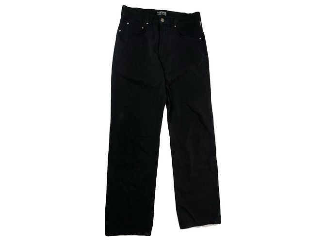 Versace schwarze Polyesterhose