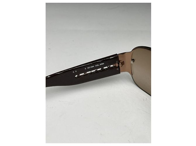 Céline Celine Brown Plastic Sunglasses