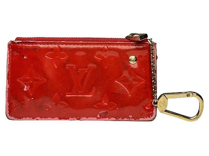 Rote Lederhandtasche Dauphine von Louis Vuitton