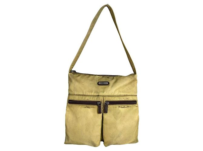 Etro Gelbe Polyester-Handtasche
