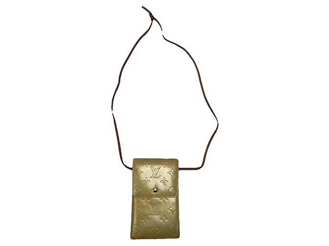 Bolsa de couro amarelo Louis Vuitton