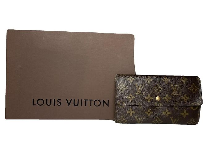 Louis Vuitton Iris Brown Leather Wallet