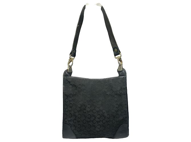 Céline Celine SAC 16 BESACE Black Leather Handbag