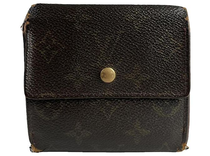Portafoglio in pelle marrone Louis Vuitton