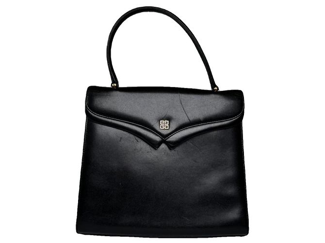 Givenchy 4G schwarze Lederhandtasche