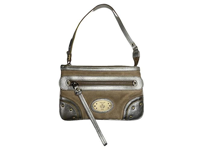 Bally mehrfarbige Lederhandtasche Mehrfarben