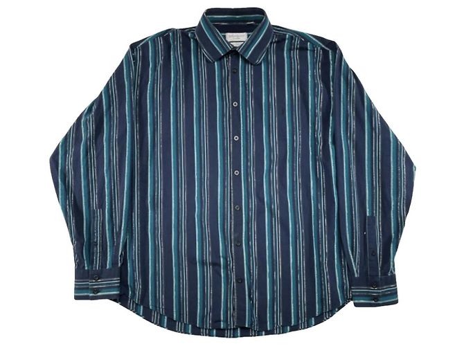 Camicia in cotone nero Yves Saint Laurent