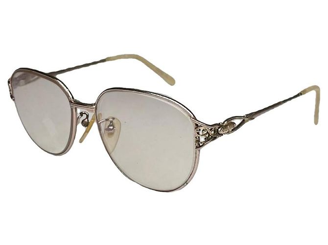 Céline Gafas de sol de metal dorado Celine