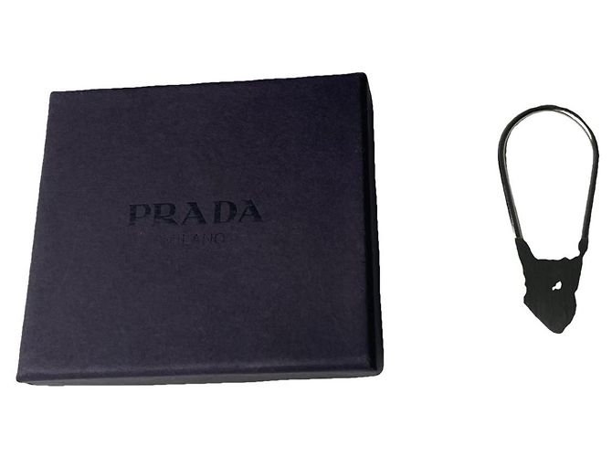 Prada Silberstahl Anhänger