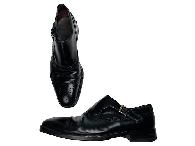 Gucci Queercore Marrone Pelle Laccata Con Lacci