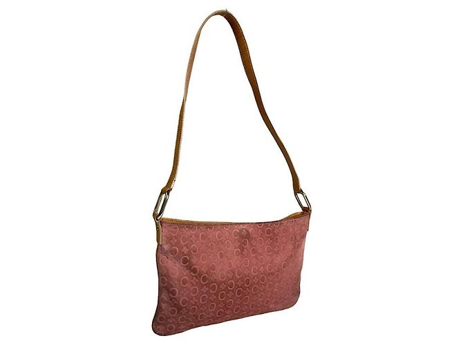 Céline Bolsa de camurça rosa Celine Triomphe