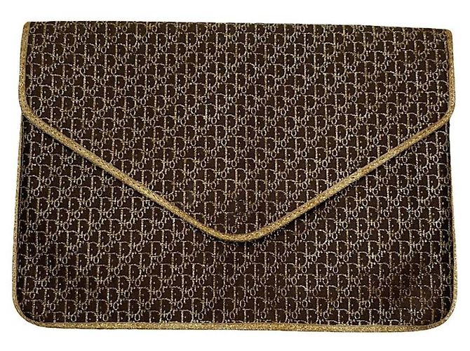 Clutch de algodão dourado Dior DiorAddict