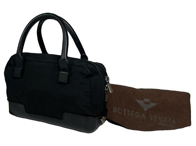 Schwarze Polyester-Handtasche von Bottega Veneta