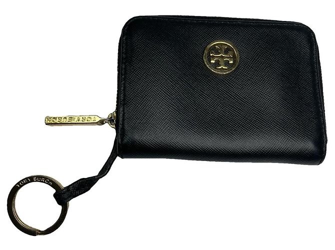 Tory Burch schwarze Lederbörse