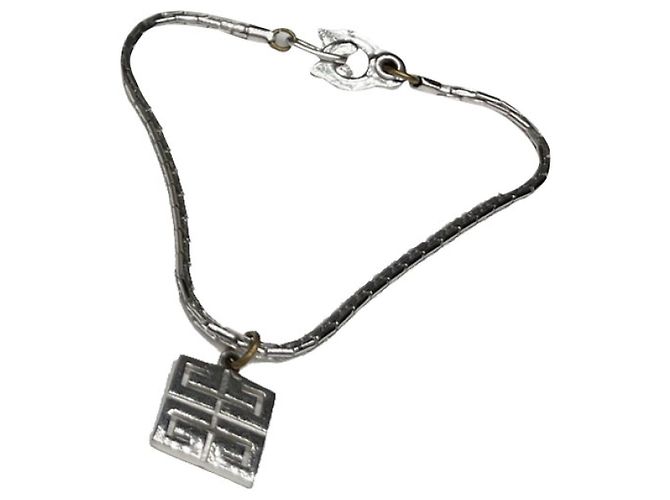 Pulseira de aço prateado Givenchy Prata