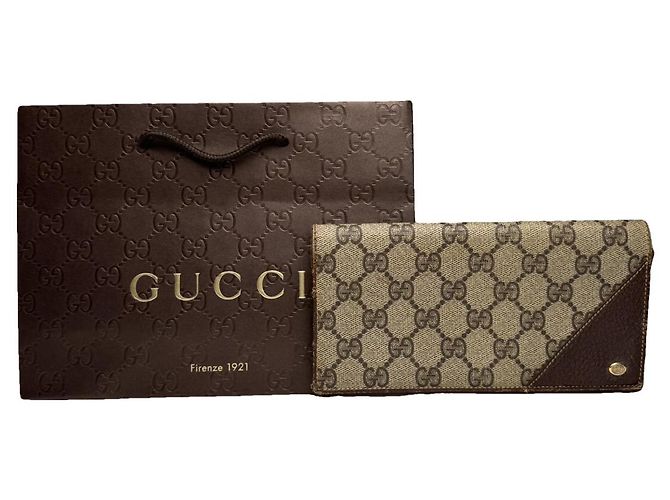 Ophidia Gucci Neo Vintage Grey Leather Purse