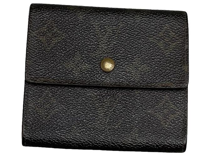 Louis Vuitton Iris braune Lederbörse