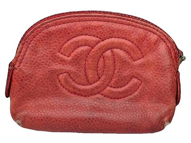 Timeless Bolsa de couro vermelho da Chanel