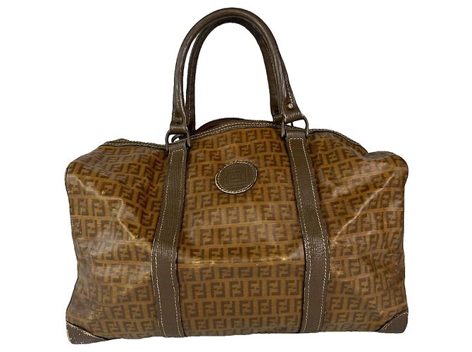 Fendi Baguette braune Lederhandtasche