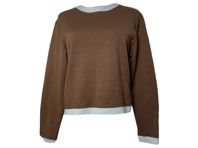 Dior J'Adior Braune Baumwollstrickware 