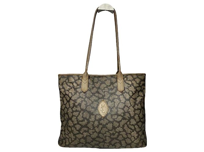 Schwarze Lederhandtasche von Saint Laurent