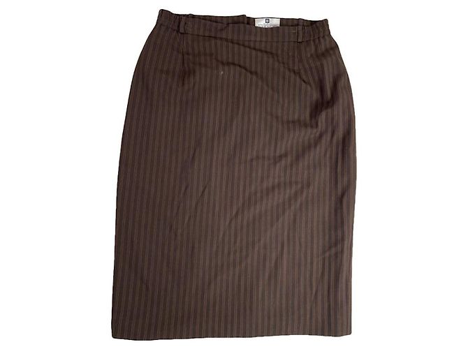 Jupe en laine marron Givenchy