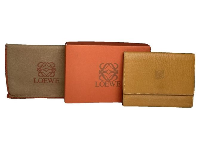 Loewe Puzzle Gelbe Lederhandtasche