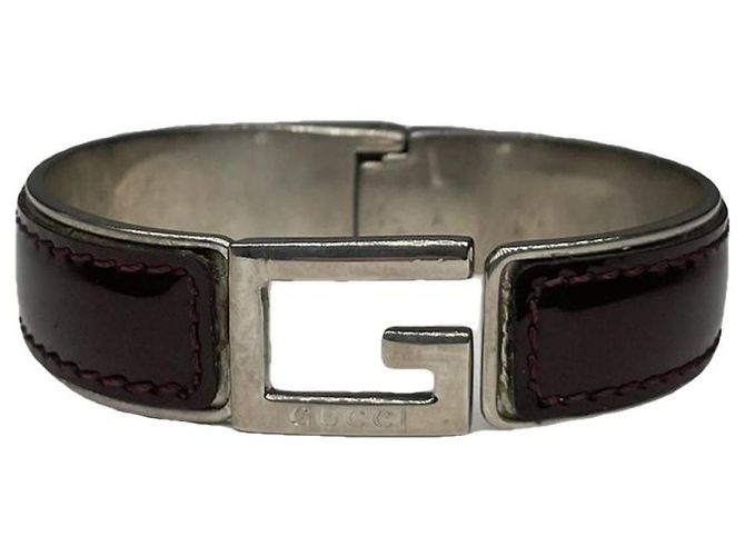 Pulseira de aço prateado Gucci GG Running Prata