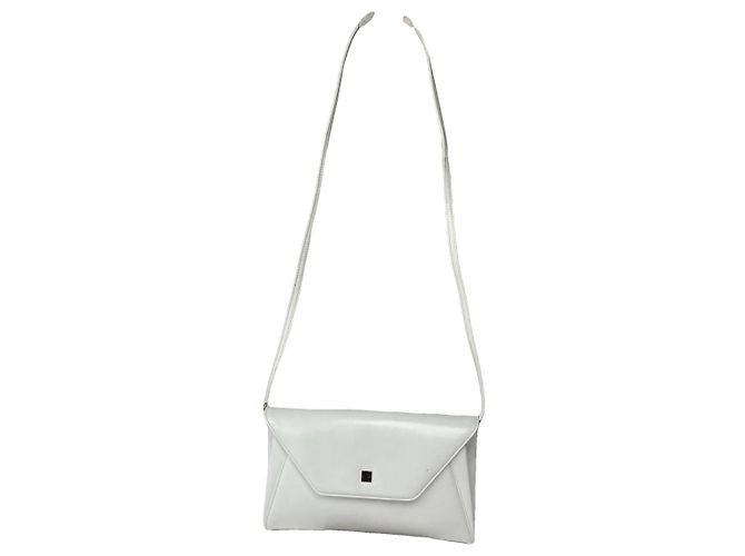 Bolsa de couro branco Givenchy 4G