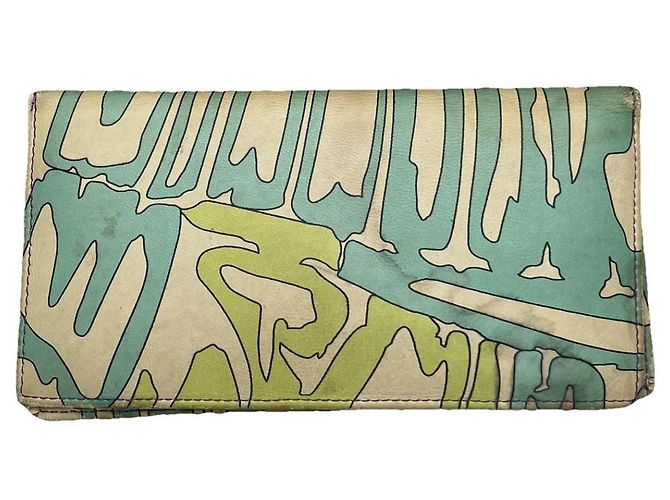 Emilio Pucci mehrfarbige Lederhandtasche Mehrfarben